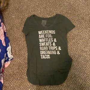 Dark army green short sleeve